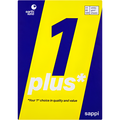 Sappi A4 White 1 Plus Copy Paper 500 Sheets