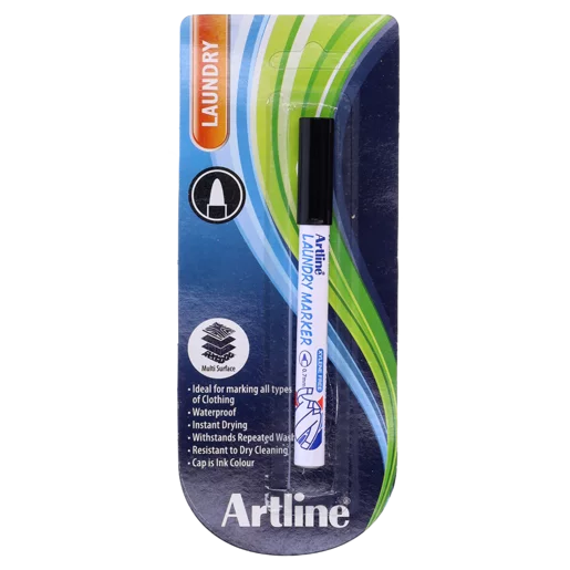 Artline Max Frank Black EK750 Laundry Marker