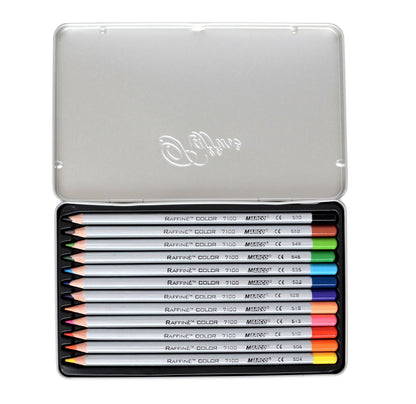 Marco Raffine Colour Pencils 12 Piece Tin Set